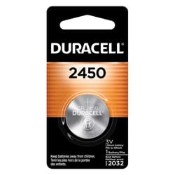Duracell Lithium Coin 2450 3 V 600 mAh Medical Battery 1 pk