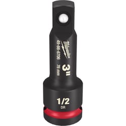 Milwaukee Shockwave 3 in. X 1/2 in. drive SAE Impact Extension 1 pc