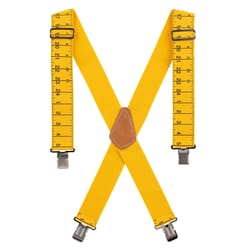 BucketBoss Foam/Polyester Yardstick Suspenders Yellow 1 pk