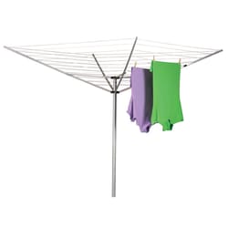 Household Essentials 72 in. H X 73 in. W X 73 in. D Aluminum Clothes Drying Rack