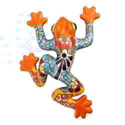 Avera Talavera Multicolored Ceramic 8 in. H Wall Hanging Decor