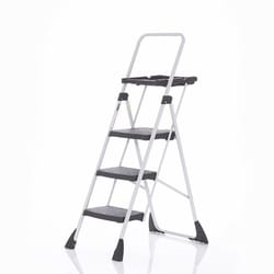 Cosco Tri Step Plus 4.56 ft. H Steel Platform Ladder Type II 225 lb. capacity