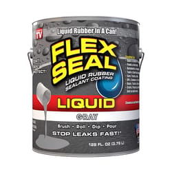Flex Seal Family of Products Flex Seal Gray Liquid Rubber Sealant Coating 1 gal