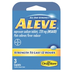 Aleve Drug Store Blue Pain Reliever/Fever Reducer