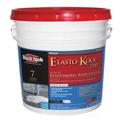 黑杰克Elasto-Kool 700光泽白色丙烯酸屋顶涂料5加仑