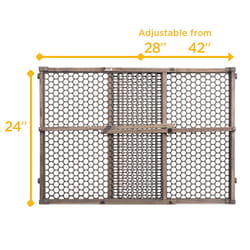 Safety 1st Gray 24 in. H X 28-42 in. W Wood Safety Gate