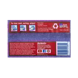 Brillo Estracell Non-Scratch Scrubber Sponge For Kitchen and Bath 4.5 in. L 3 pc