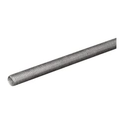 SteelWorks 1/4 in. D X 24 in. L Steel Threaded Rod