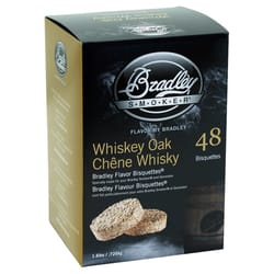 Bradley Smoker All Natural Whiskey Oak Wood Bisquettes 1.6 lb