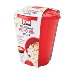 Joie Red 4 cups Air Microwave Popcorn Popper