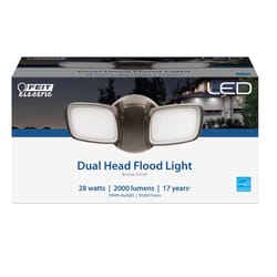 Feit LED Switch Hardwired LED Bronze Security Floodlight
