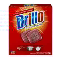 Brillo Heavy Duty Soap Pad For All Purpose 18 pc