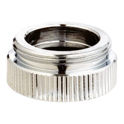 Ace Dual Thread 55/64 in.-27M x 13/16 in.-24F Chrome Aerator Adapter