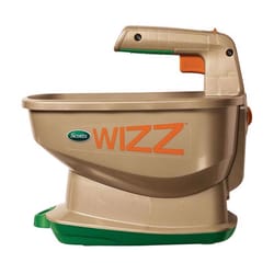 Scotts Wizz 60 in. W Handheld Spreader For Fertilizer/Ice Melt/Seed 4 lb