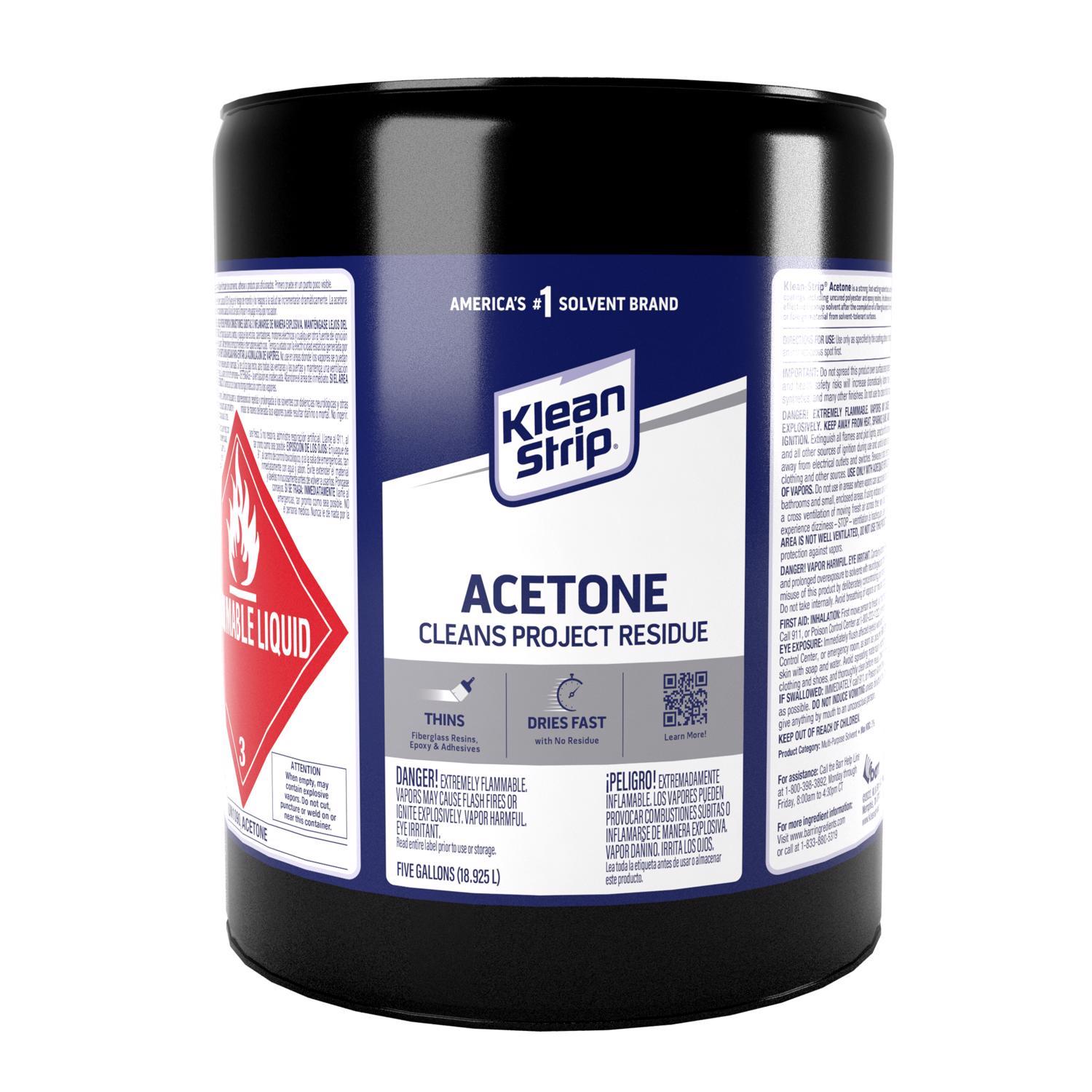 Photo 1 of Klean Strip Acetone Solvent 5 gal