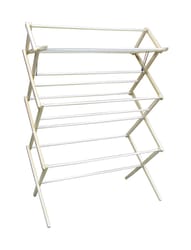 Madison Mill 51.5 in. H X 35.5 in. W X 16 in. D Wood Accordian Collapsible Clothes Drying Rack