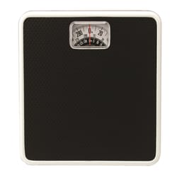 Taylor 300 lb Analog Bathroom Scale Black