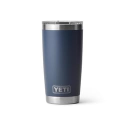 YETI Rambler 20 oz Navy BPA Free Tumbler with MagSlider Lid