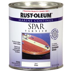 Rust-Oleum Gloss Clear Oil-Based Marine Spar Varnish 1 qt