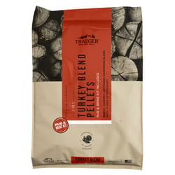 Traeger Turkey Blend Hardwood Pellets with Brine Kit All Natural Maple/Hickory 18 lb