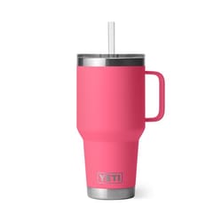 YETI Rambler 35 oz Tropical Pink BPA Free Straw Mug Insulated Straw Tumbler