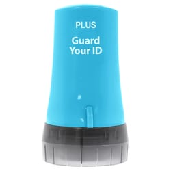 PLUS Guard Your ID 1.5 in. H X 1.5 in. W Round Blue Identity Protection Roller 1 pk