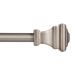 Kenney Fast Fit Pewter Pewter Milton Curtain Rod 66 in. L X 120 in. L