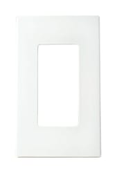 Leviton Decora White 1 gang Polycarbonate Decorator Wall Plate 1 pk
