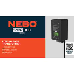 NEBO Plug In 120 W LED Transformer 1 pk