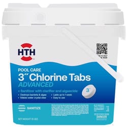 HTH Tablet Chlorinating Chemicals 25 lb