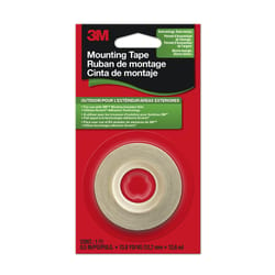 3M Clear Outdoor Shrink Film Mounting Tape 1/2 in. W X 500 in. L