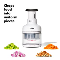 OXO SoftWorks White Plastic/Stainless Steel Food Chopper