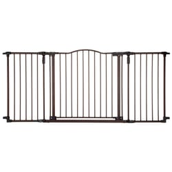North States Brown 30 in. H X 38.3-72 in. W Metal Pet Gate
