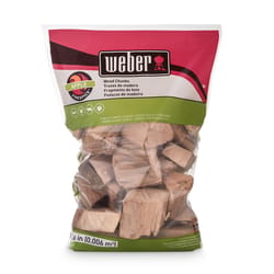 Weber Firespice All Natural Apple Wood Smoking Chunks 350 cu in