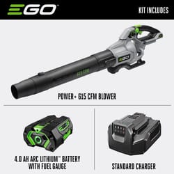 EGO Power+ LB6153 170 mph 615 CFM 56 V Battery Handheld Leaf Blower Kit (Battery &amp; Charger) W/ 4.0 AH BATTERY