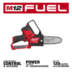 密尔沃基M12燃料斧2527-20 6英寸. 只有12v电池剪枝锯工具