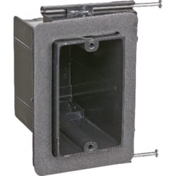 Carlon 22-1/2 cu in Rectangle Plastic 1 gang Electrical Box Black