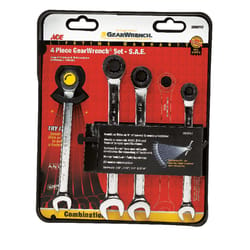 Ace SAE Gearwrench Set 7.5 in. L 4 pc