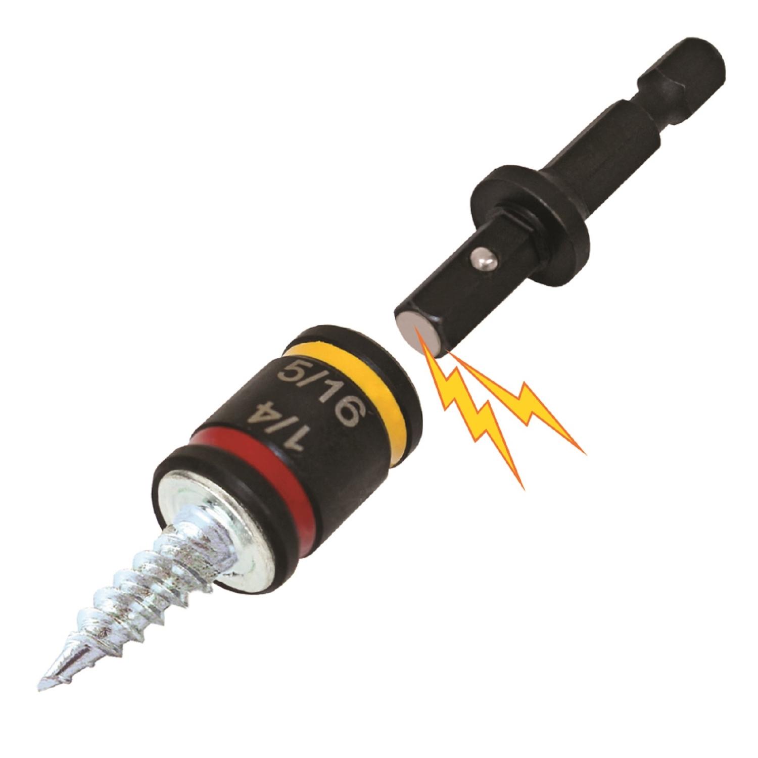 Photo 1 of  2PACK Malco C-RHEX 1/4 and 5/16 in. Reversible Magnetic Hex Nut Driver 2 in. L
