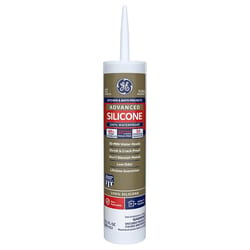 GE Advanced Clear Silicone 2 Kitchen and Bath Caulk Sealant 10.1 oz