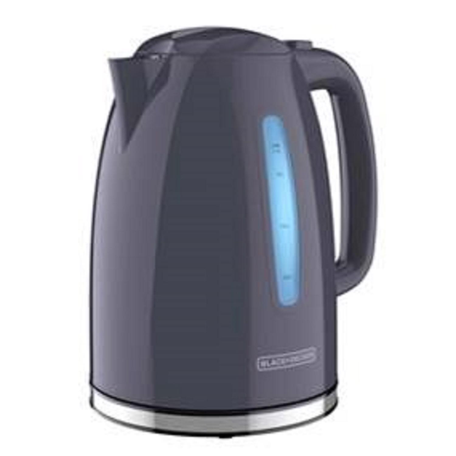 Photo 1 of *powers on** BLACK+DECKER 1.7 L Gray Electric Kettle