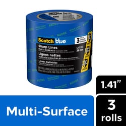 ScotchBlue 1.41 in. W X 60 yd L Blue Medium Strength Painter's Tape 3 pk