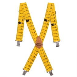 BucketBoss Foam/Polyester Yardstick Suspenders Yellow 1 pk