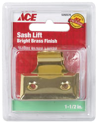 Ace 1.5 in. L Bright Brass Universal Hook Sash Lift 2 pk