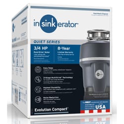 InSinkErator Evolution Compact 3/4 HP Continuous Feed Garbage Disposal