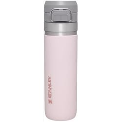 Stanley The Quick Flip 24 oz Double Wall Vacuum Insulation Rose Quartz BPA Free Insulated Bottle