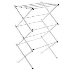 Polder 42 in. H X 14.5 in. W X 29 in. D Rugged Steel Accordian Collapsible Clothes Drying Rack
