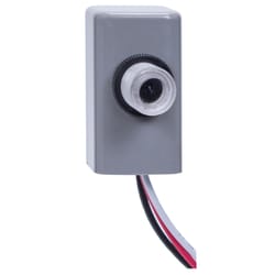 Intermatic NightFox Gray Photoelectric Button Style Photo Control 1 pk