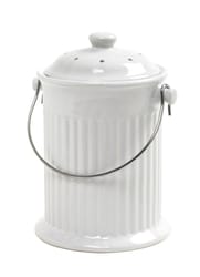 Norpro Nordic White Ceramic Compost Keeper 1 gal
