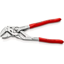 Knipex 7-1/4 in. Chrome Vanadium Steel Smooth Jaw Pliers Wrench